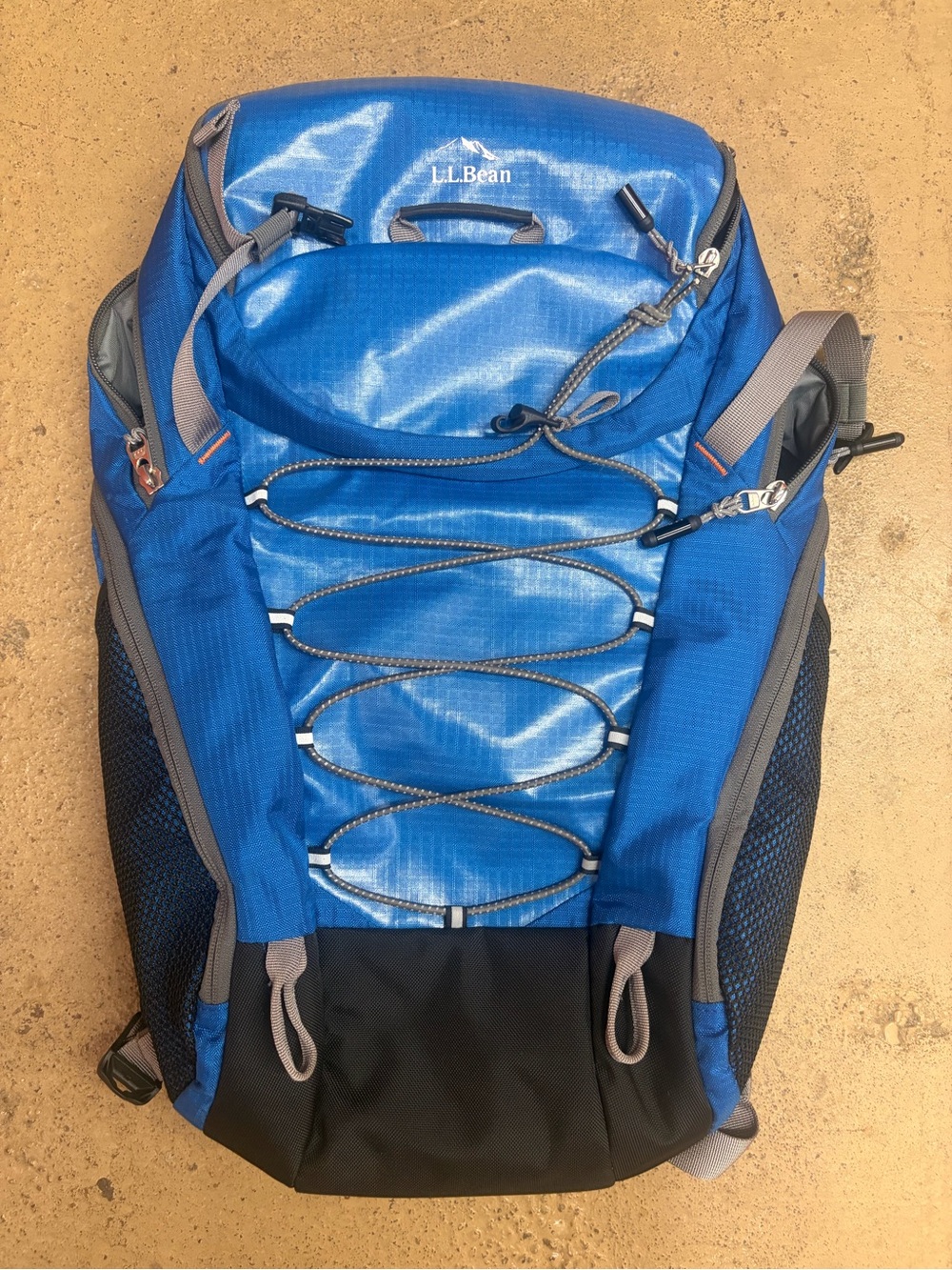 L.L. Bean Royal Blue Men's Daypack with Gray Accents